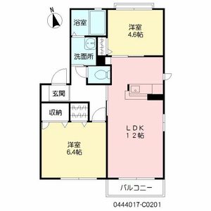 グランシャリオ　Ｃ棟　＊＊ C0201号-3