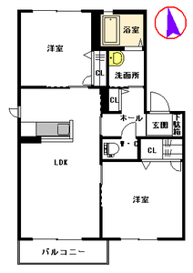 ヴィラ　壱番館　＊＊ A0202号室