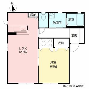 ドミール　Ａ棟　＊＊ A0101号室