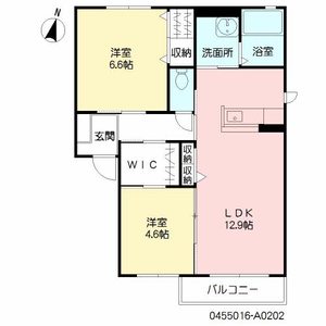 メゾンソレイユ　Ⅰ番館　＊＊ A0202号室