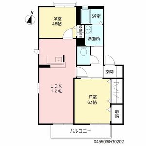 サンセール篠栗Ⅱ　Ｇ棟　＊＊ G0202号室