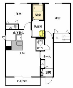 サンビレッジ定府　＊＊ A0101号室