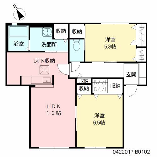 パストラルＫＵＲＡ　Ｂ棟　＊ B0102号-16