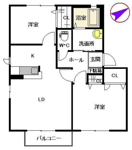メゾンポラリス　Ⅰ棟　＊＊A0202-2