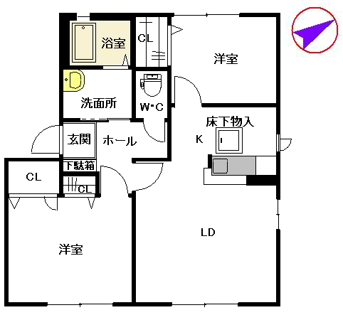 メゾンポラリス Ⅰ棟 ** A0101号-15