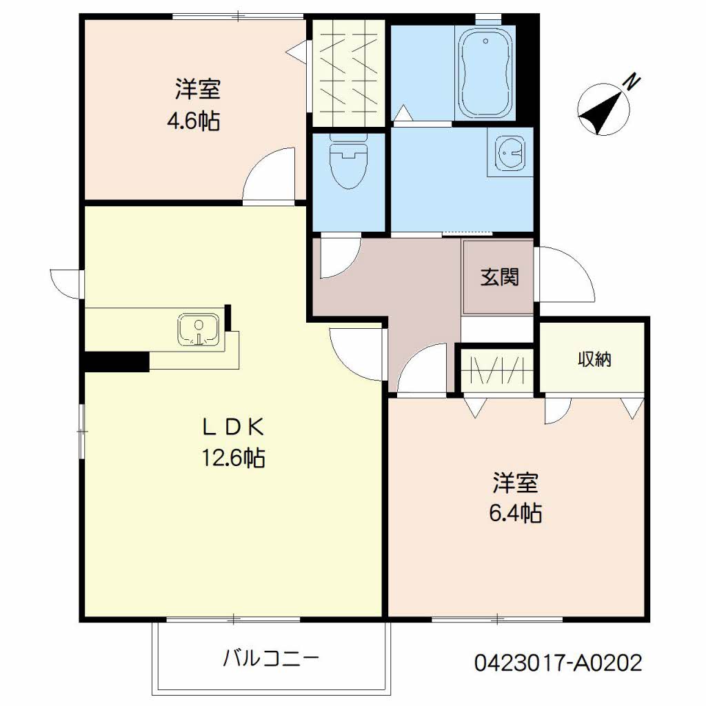 メゾンポラリス　Ⅰ棟　＊＊A0202-2