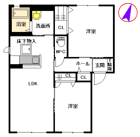 グランデ小山　Ａ棟　＊ A0101号-14