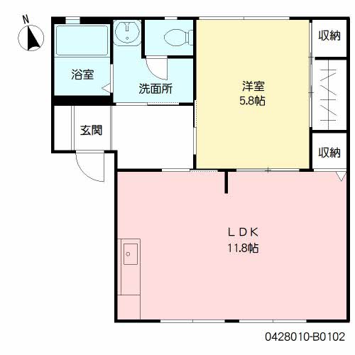 エルム　Ｂ棟　＊＊B0102-2