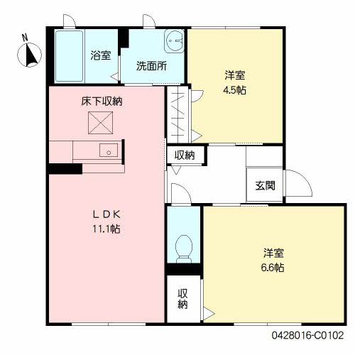 メゾンアンリシール　Ｃ棟 C0102号-16