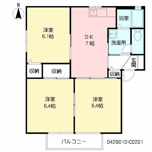 ウェストフィ－ルド大保　Ｃ棟　＊＊C0201-2