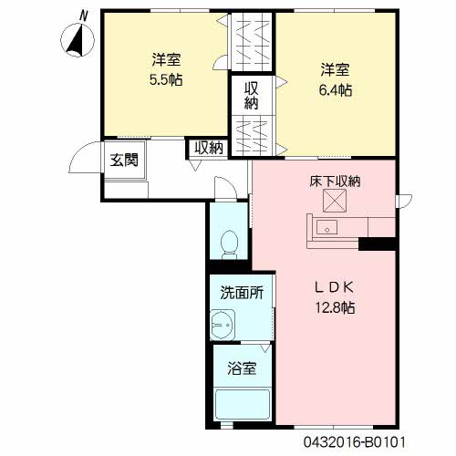 Ｎグランドール　弐番館　＊＊B0101-2
