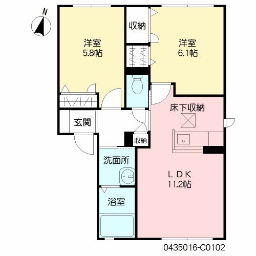 ショコラヴェルデ　Ｃ棟C0102-2