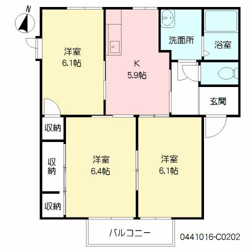 サンフラワー武蔵野台　Ｃ棟　＊＊C0202-2