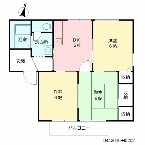 サンフラワー武蔵野台 H棟 H0202号-2