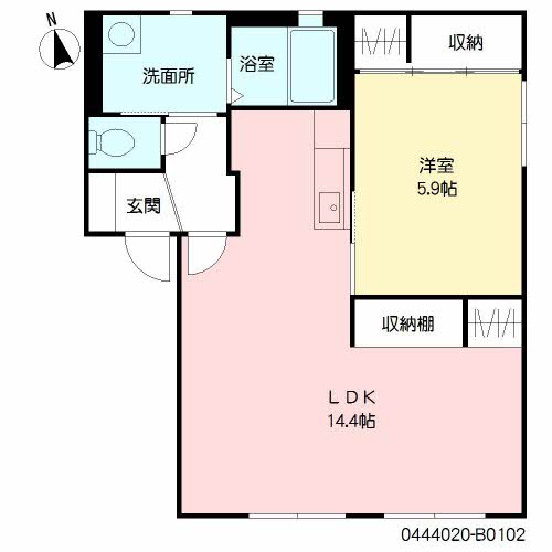 カーサ・ニケ B棟 B0102号-16