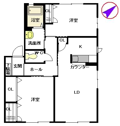 ディアコート鉄輪　Ａ棟 A0101号-6