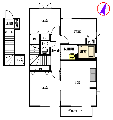 メゾン古閑中　＊＊A0201-2