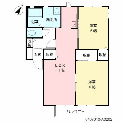 セピアコート赤坂　Ａ棟　＊ A0202号-14