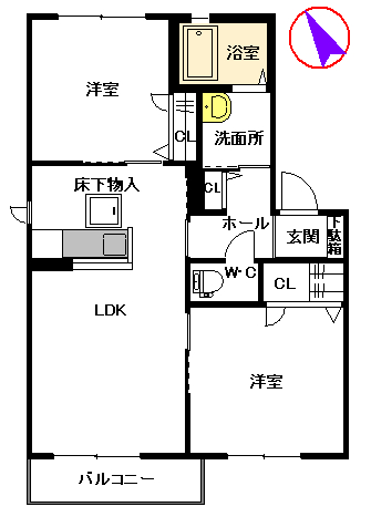 シャーメゾン・ド・カメリア　Ⅱ番館　＊ B0102号-16