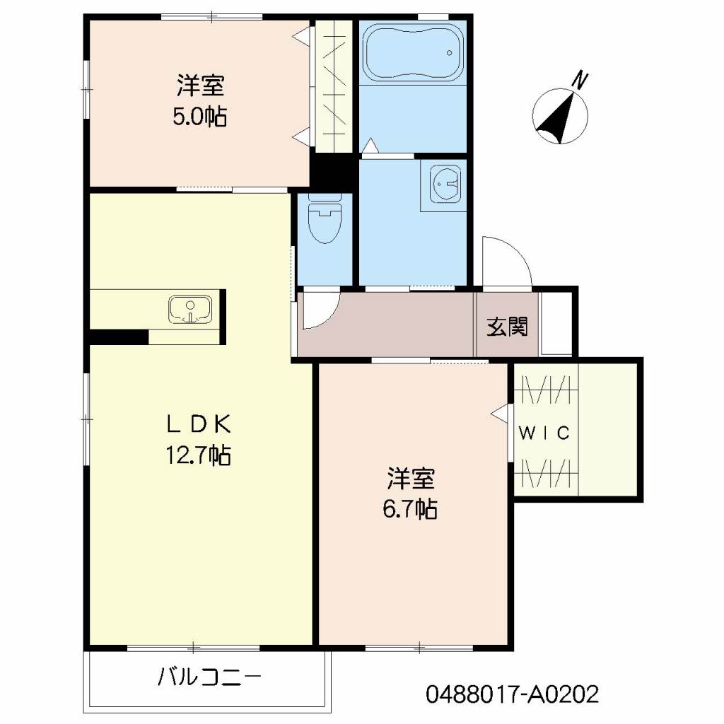 シャーメゾン・ハクサン　Ａ棟　＊A0202-2