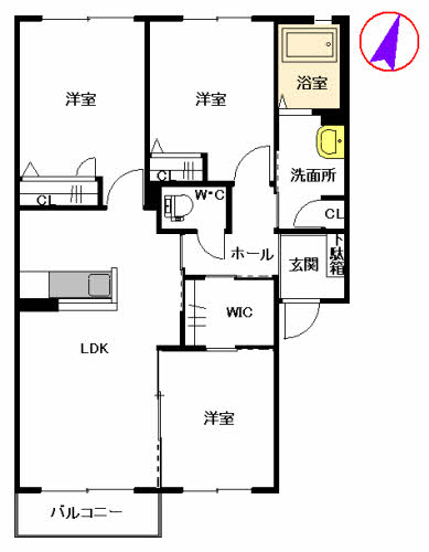 ウエストヒルズ　Ａ棟　＊ A0203号-4