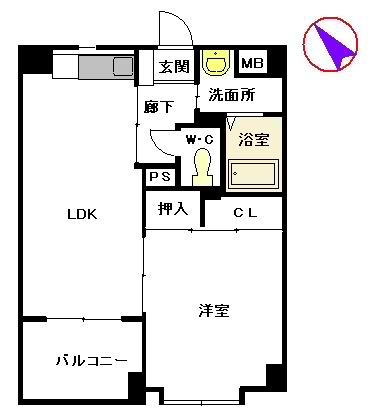 パティオ薬院Ⅱ　＊A0402-2