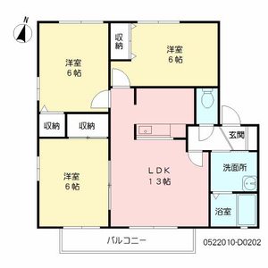 クレセール２１　Ｄ棟 D0202号室