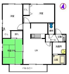 クレセール２１　Ｅ棟 E0202号室