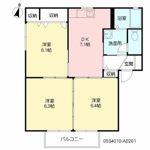 シャルマン有田　＊ A0201号室