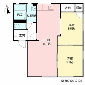 ヴィラージュ松倉　Ａ棟 A0102号室