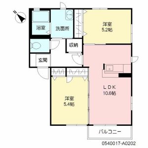 ヴィラ・ルミエール　Ⅰ棟　＊ A0202号室