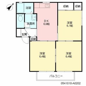 シャーメゾン新宮　Ａ棟　＊ A0202号室