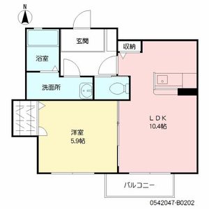 コオリナ　Ｂ棟　＊＊ B0202号室