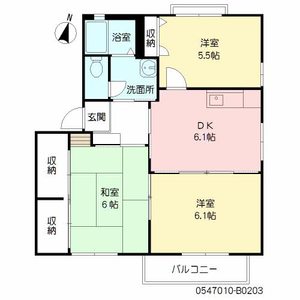 メゾンタカタ　Ｂ棟　＊＊ B0203号-16