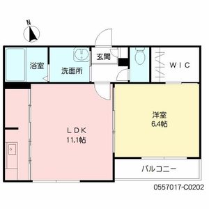 カーサ森　参番館　＊＊ C0202号室