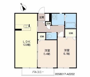 Ｎ・Ｙボンジュール　Ⅰ棟　＊＊ A0202号-2