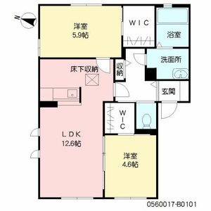 ビラ産島　弐番館 B0101号室