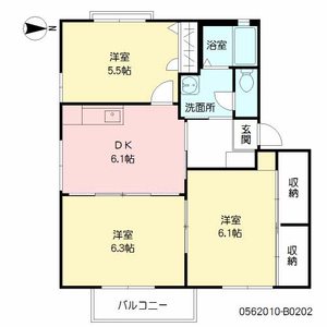 メルべーユ月の浦　Ｂ棟　＊ B0202号室