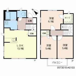 クローバーハイツ　＊＊ A0103号室