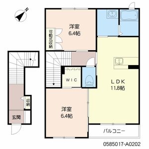 パークフロント樹　Ａ棟　＊＊ A0202号室