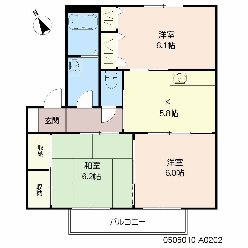 メイプルシャトー　Ａ棟　＊A0202-2