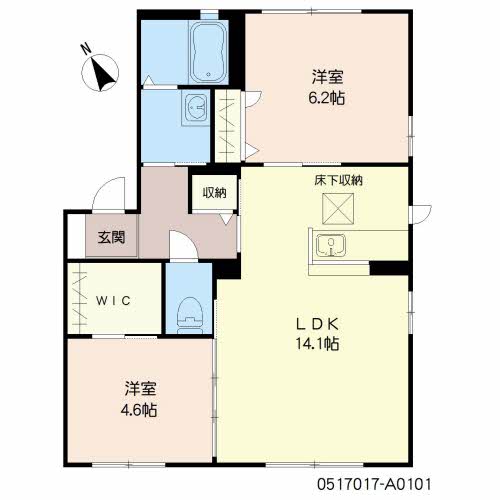コンフォート森　Ａ棟A0101-2