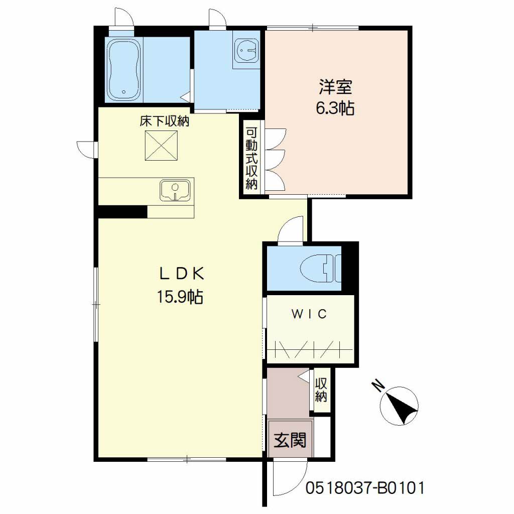 クレセオ　Ｂ棟　＊ B0101号-16