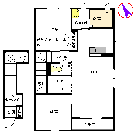 クレセオ　Ｂ棟B0202-2