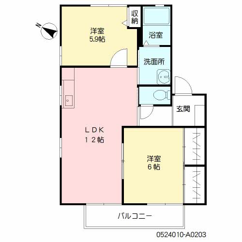 エクセラン国分Ⅱ　Ａ棟　＊A0203-2