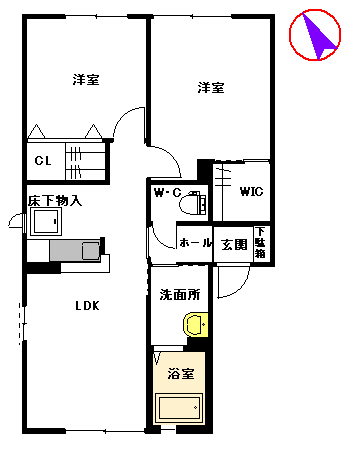 ディアスＲＡＭ　Ｂ棟　＊ B0101号-2