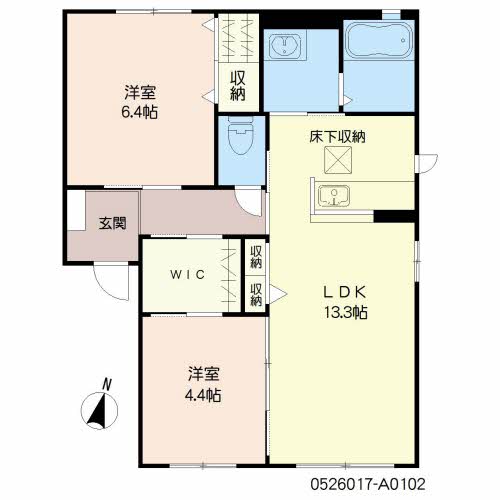 パークサイド　Ａ棟　＊＊ A0102号-2