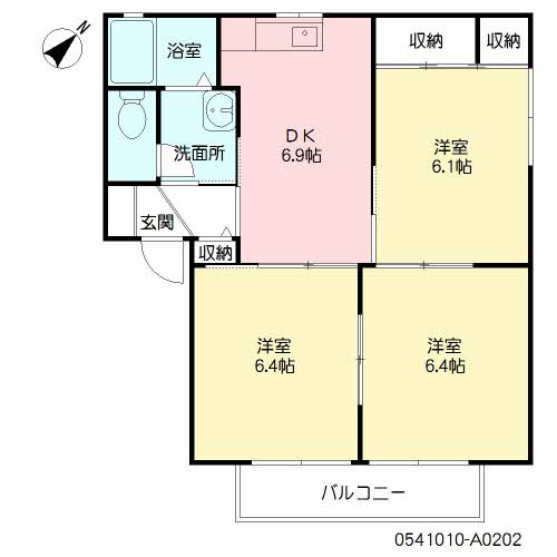 シャーメゾン新宮　Ａ棟　＊A0202-2