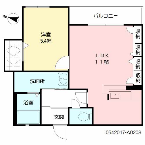マノア A棟 ** A0203号-15