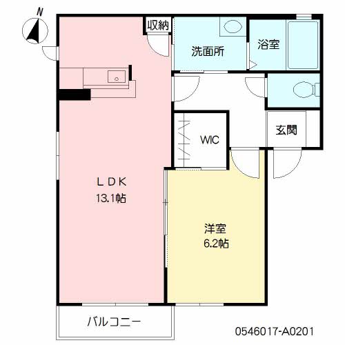 シェリーハイツ上野丘　＊＊A0201-2
